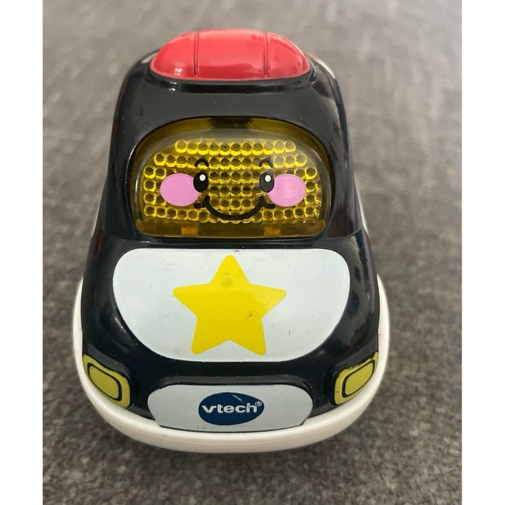 VTECH Smart Wheels PAUL The‎ Police Car Black Lights And Sounds Work Toy Vehicle